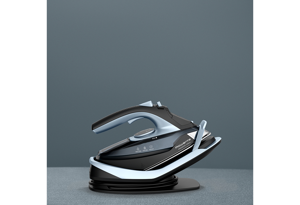 Απεικονίζεται στο σίδερο στη βάση του.